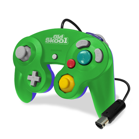 Wired Controller for Nintendo GameCube / Wii - Green/Purple