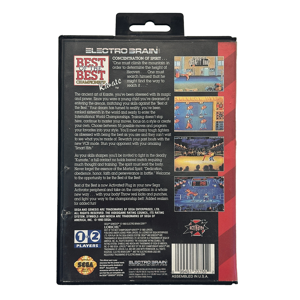 Best of the Best Championship Karate - SEGA Genesis