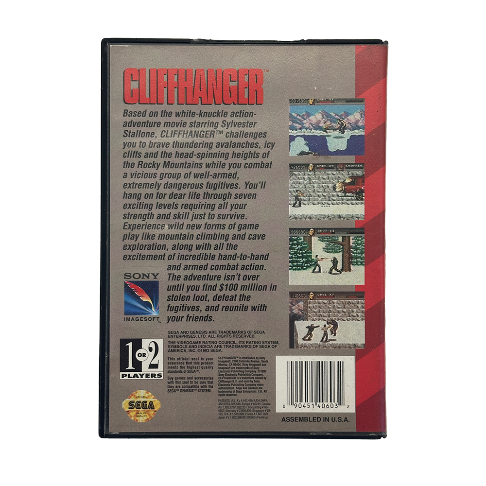 Cliffhanger - SEGA Genesis