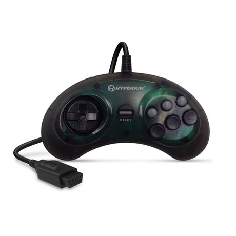 GN6 Premium Controller (Space Black) for SEGA Genesis - Hyperkin - Controller