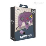 Captain Premium Controller (Amethyst Purple) for N64® - Hyperkin - Controller