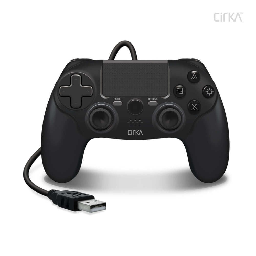 Wired Game Controller (Black) for PS4® / PC / Mac® - Cirka - Controller