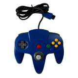 Front of blue controller for the Nintendo 64