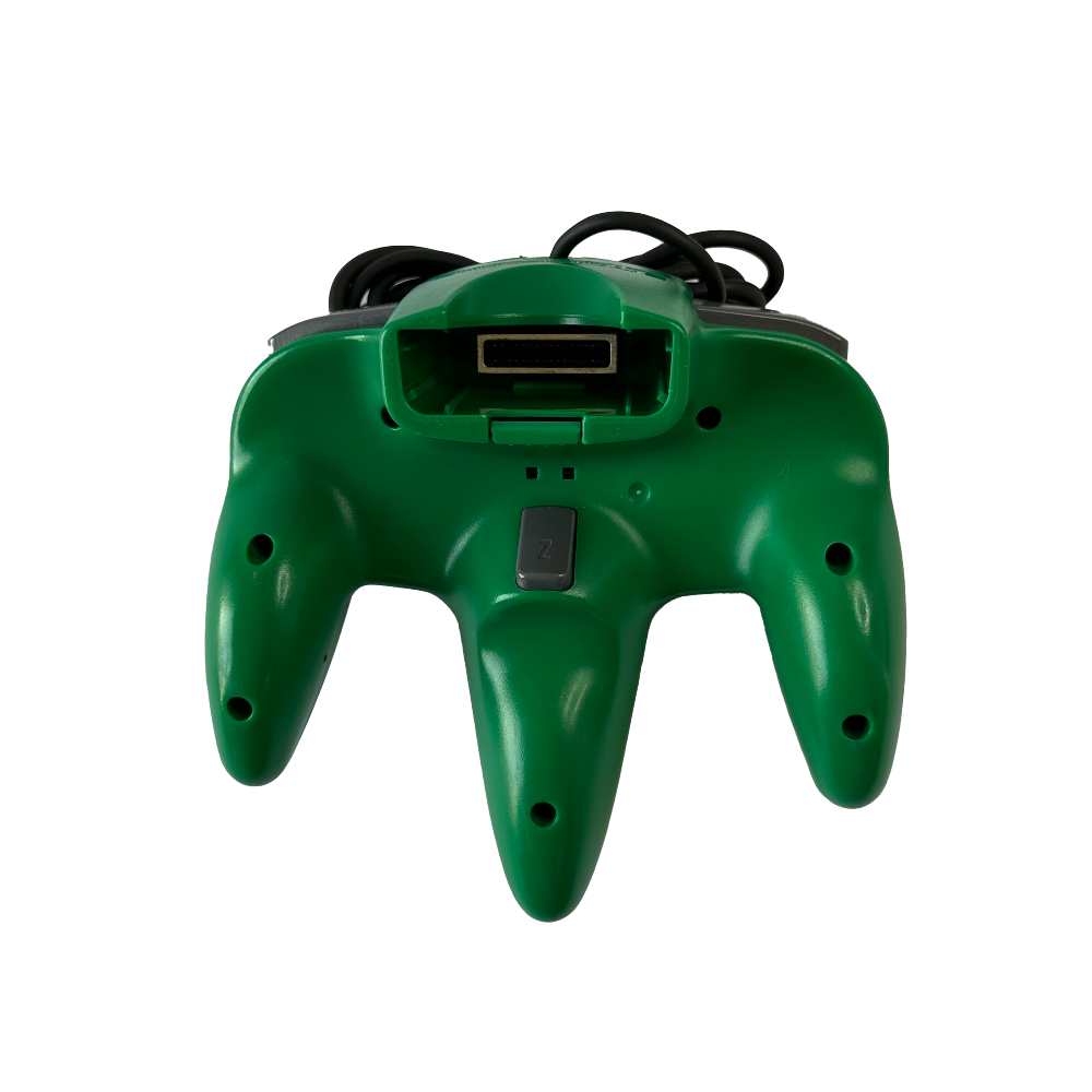 Back of Green controller for the Nintendo 64