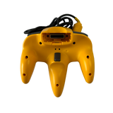 Back of Yellow controller for the Nintendo 64
