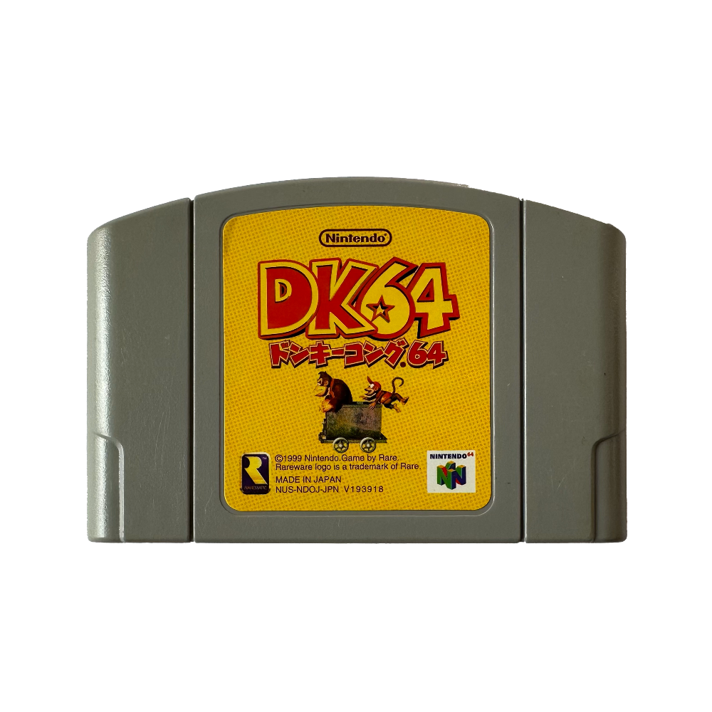 Japanese version of Donkey Kong 64 cartridge for Nintendo 64