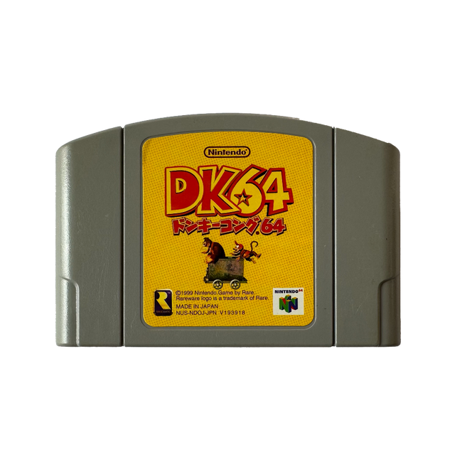 Japanese version of Donkey Kong 64 cartridge for Nintendo 64