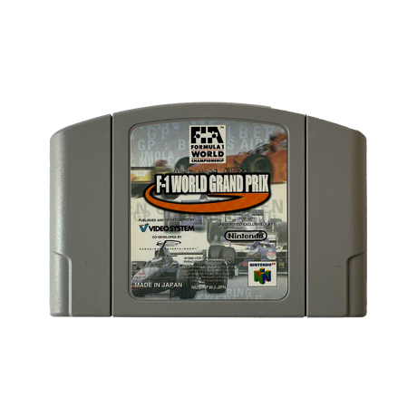 Japanese version of F-1 World Grand Prix cartridge for Nintendo 64