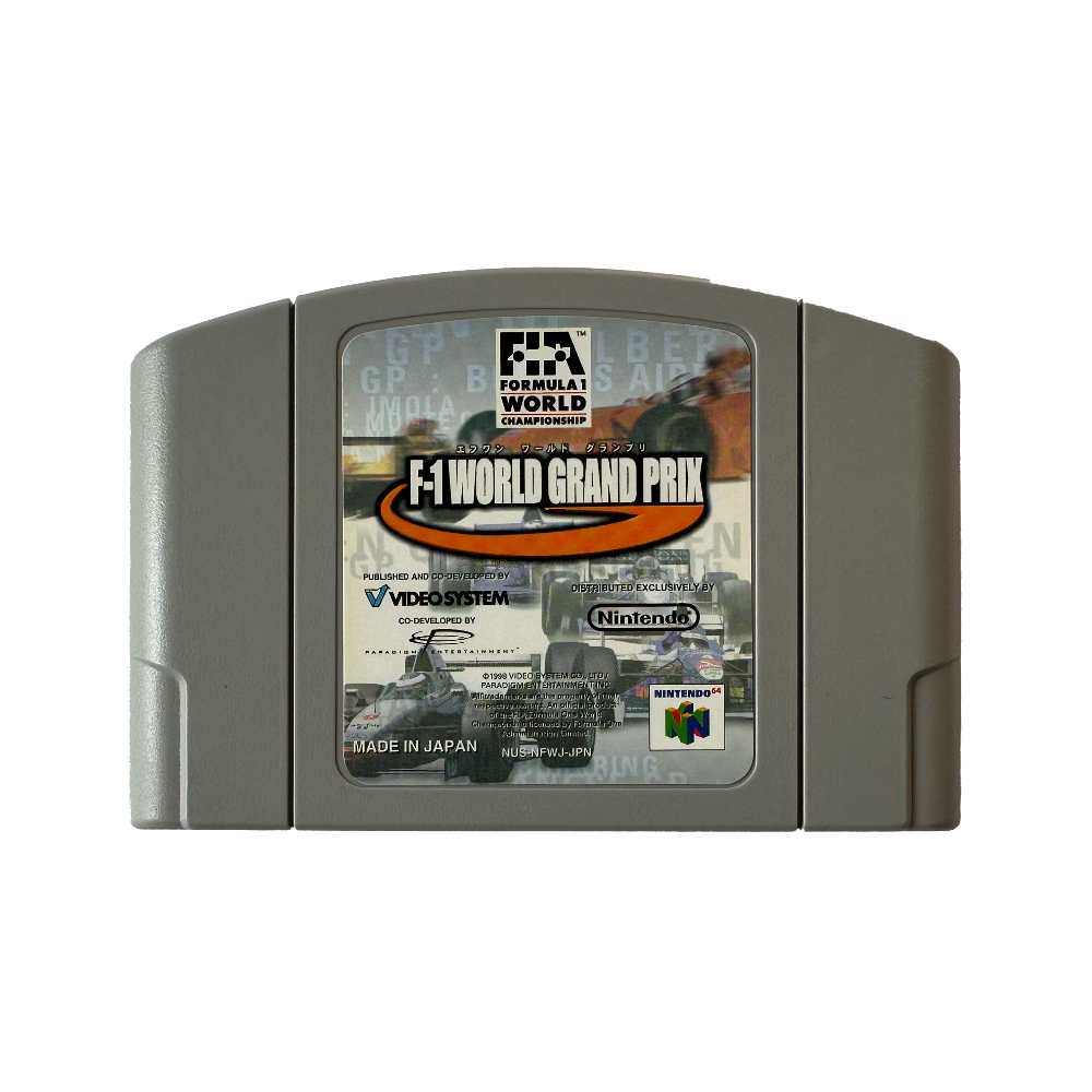 Japanese version of F-1 World Grand Prix cartridge for Nintendo 64