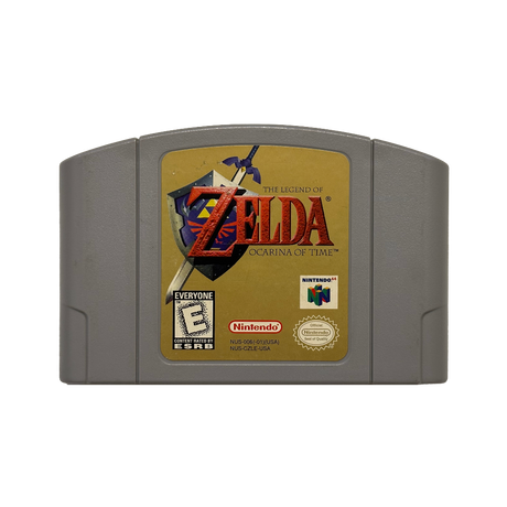 Grey Legend of Zelda Ocarina of Time cartridge for Nintendo 64