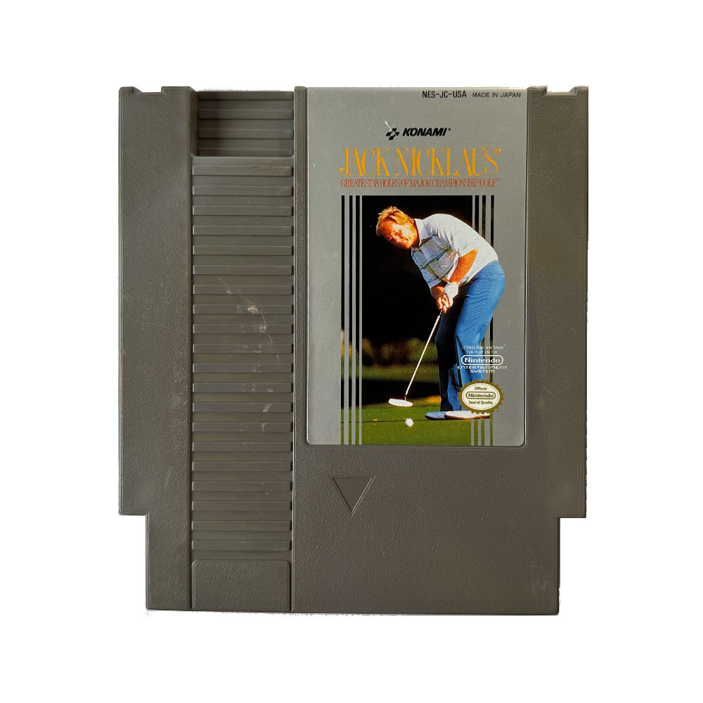 Jack Nicklaus Golf cartridge for NES