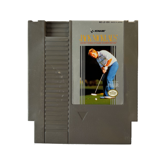 Jack Nicklaus Golf cartridge for NES