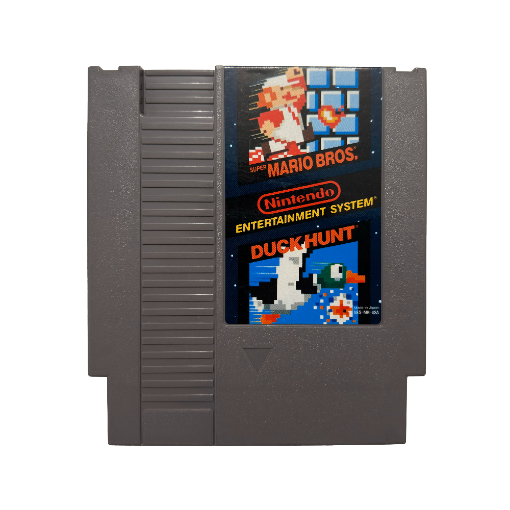 Super Mario Bros Duck Hunt cartridge for NES