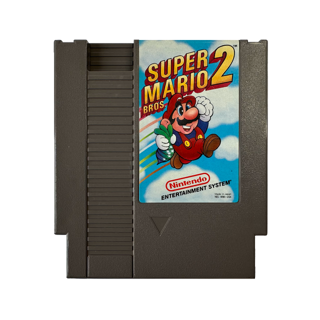 Super Mario Bros 2 cartridge for NES
