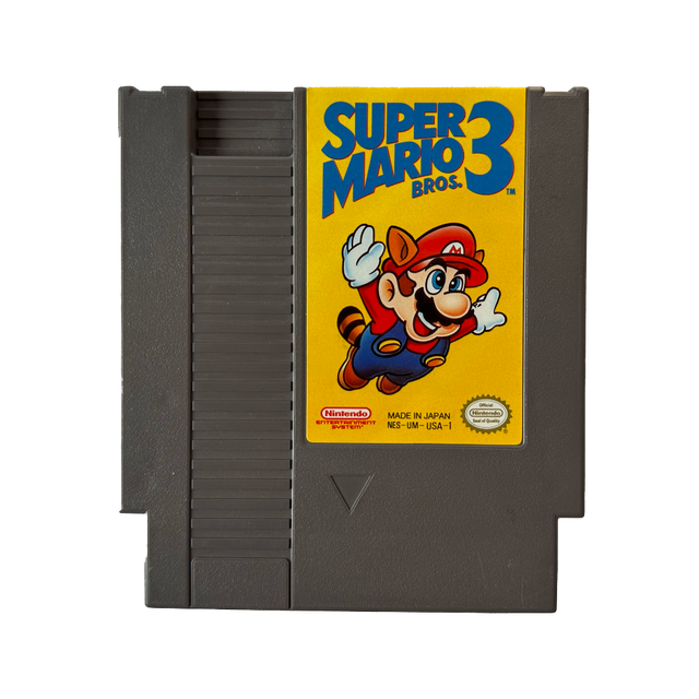 Super Mario Bros. 3 cartridge for NES