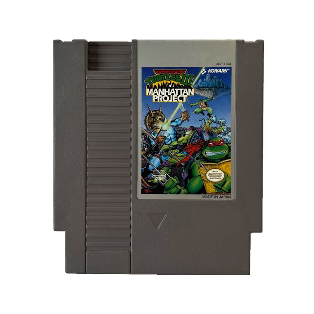 Teenage Mutant Ninja Turtles III The Manhattan Project cartridge for NES