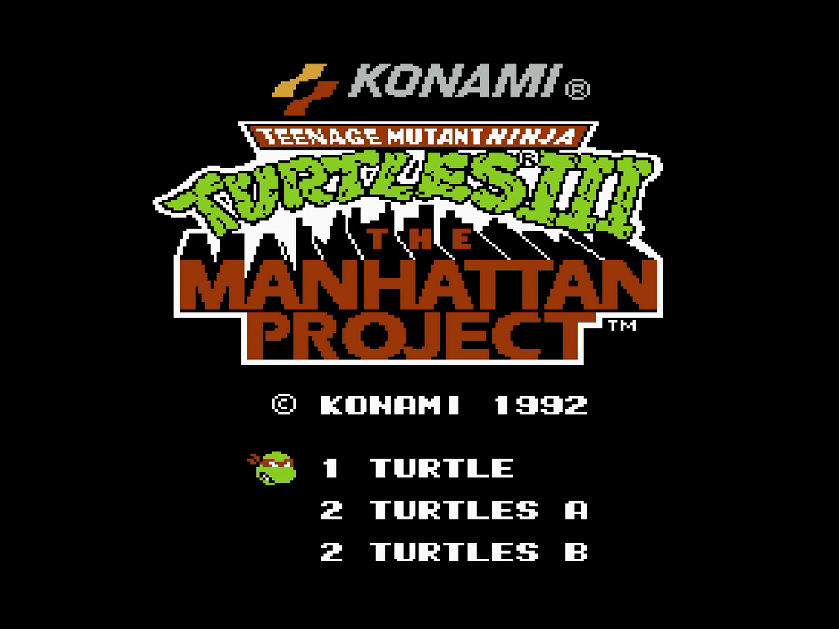 Teenage Mutant Ninja Turtles III: The Manhattan Project - NES