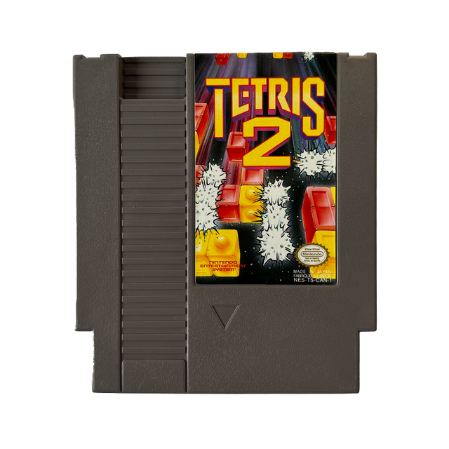 Tetris 2 cartridge for NES