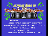 Adventures in the Magic Kingdom - NES