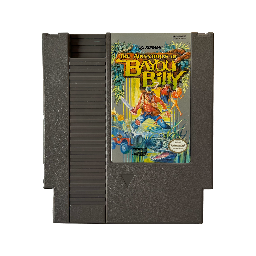 Adventures of Bayou Billy cartridge for NES