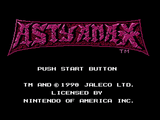 Astyanax - NES