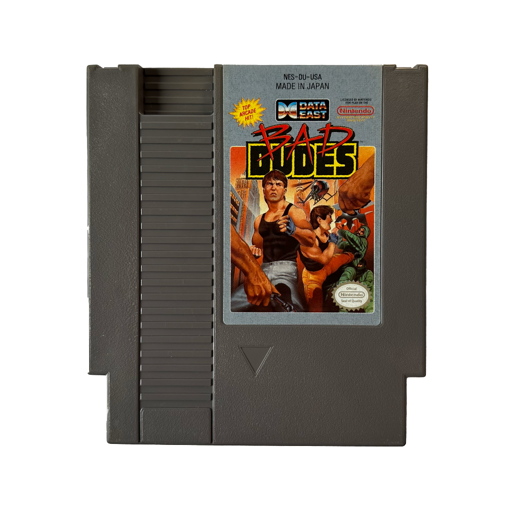 Bad Dudes cartridge for NES