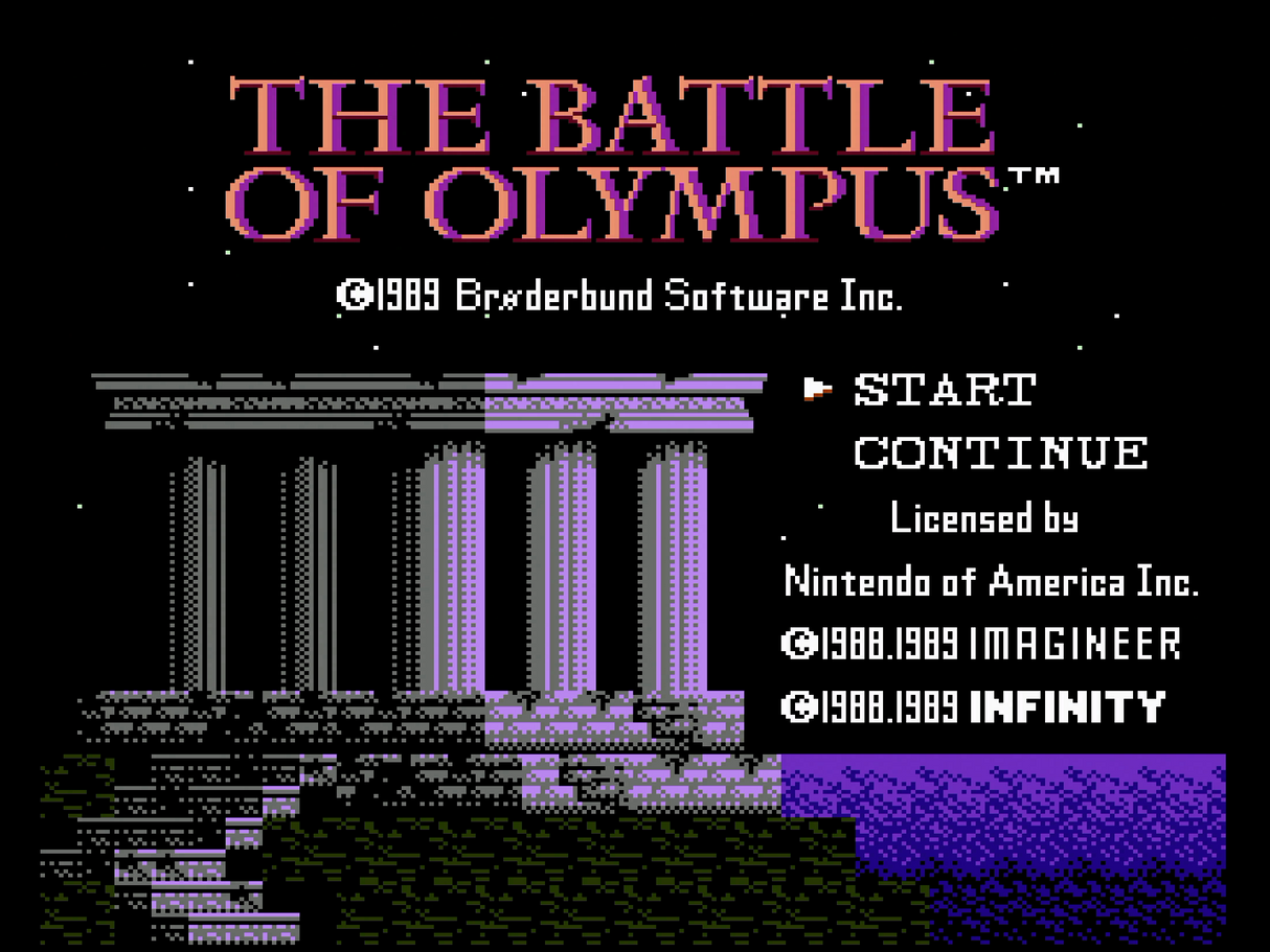 Battle of Olympus - NES