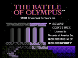 Battle of Olympus - NES