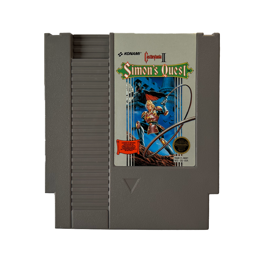 Casltevania II: Simon's Quest cartridge for NES