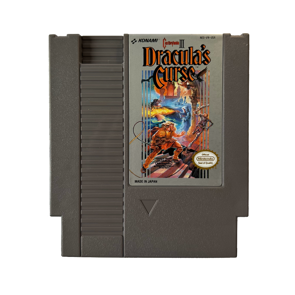 Castlevania III: Dracula's Curse cartridge for NES