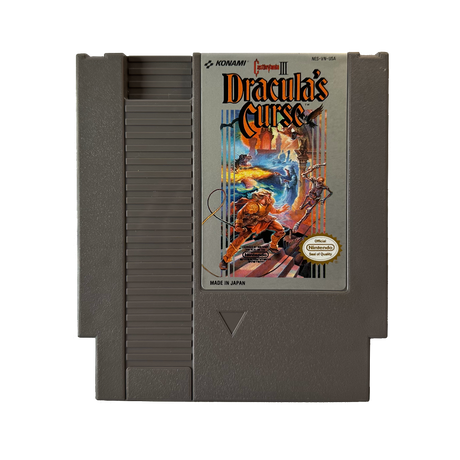 Castlevania III: Dracula's Curse cartridge for NES