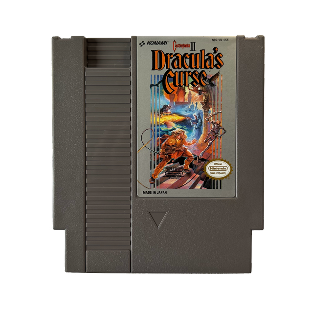 Castlevania III: Dracula's Curse cartridge for NES