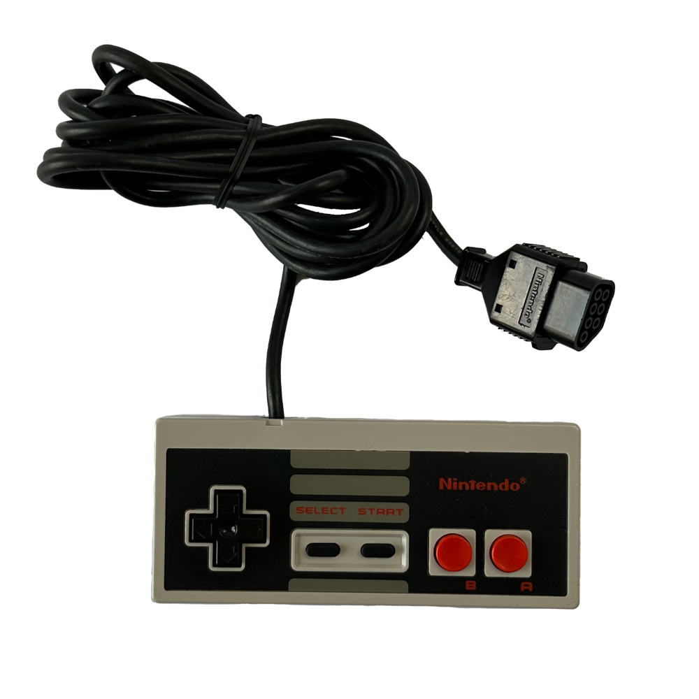Front of original NES controller