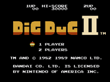 Dig Dug II - NES