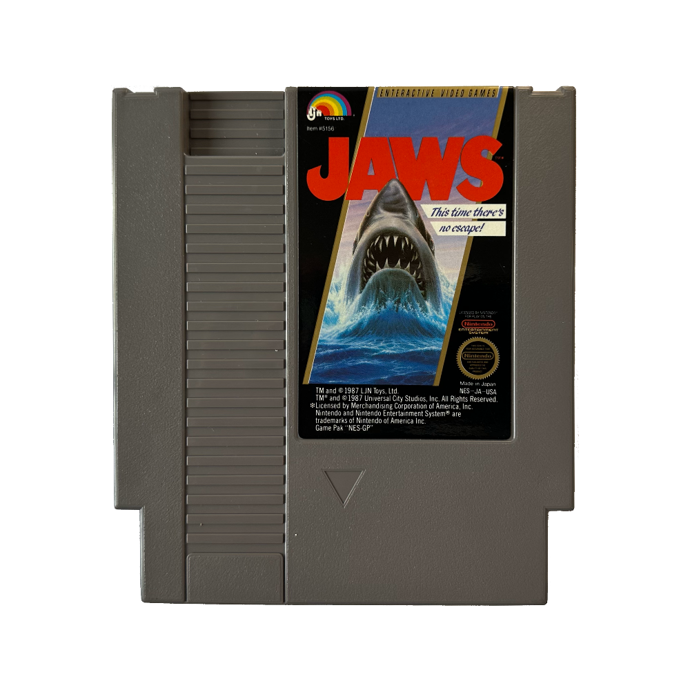 Jaws cartridge for NES