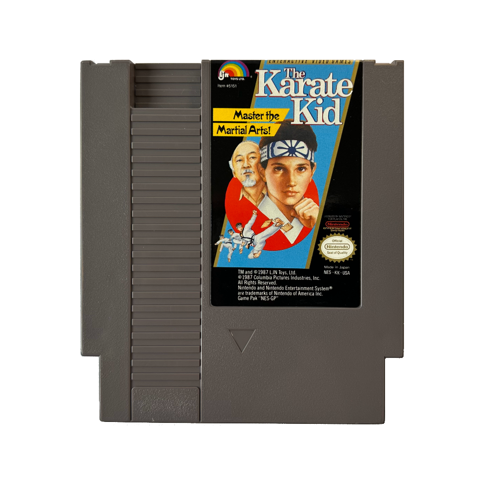 The Karate Kid cartridge for NES