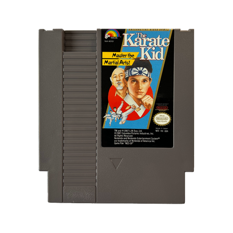 The Karate Kid cartridge for NES