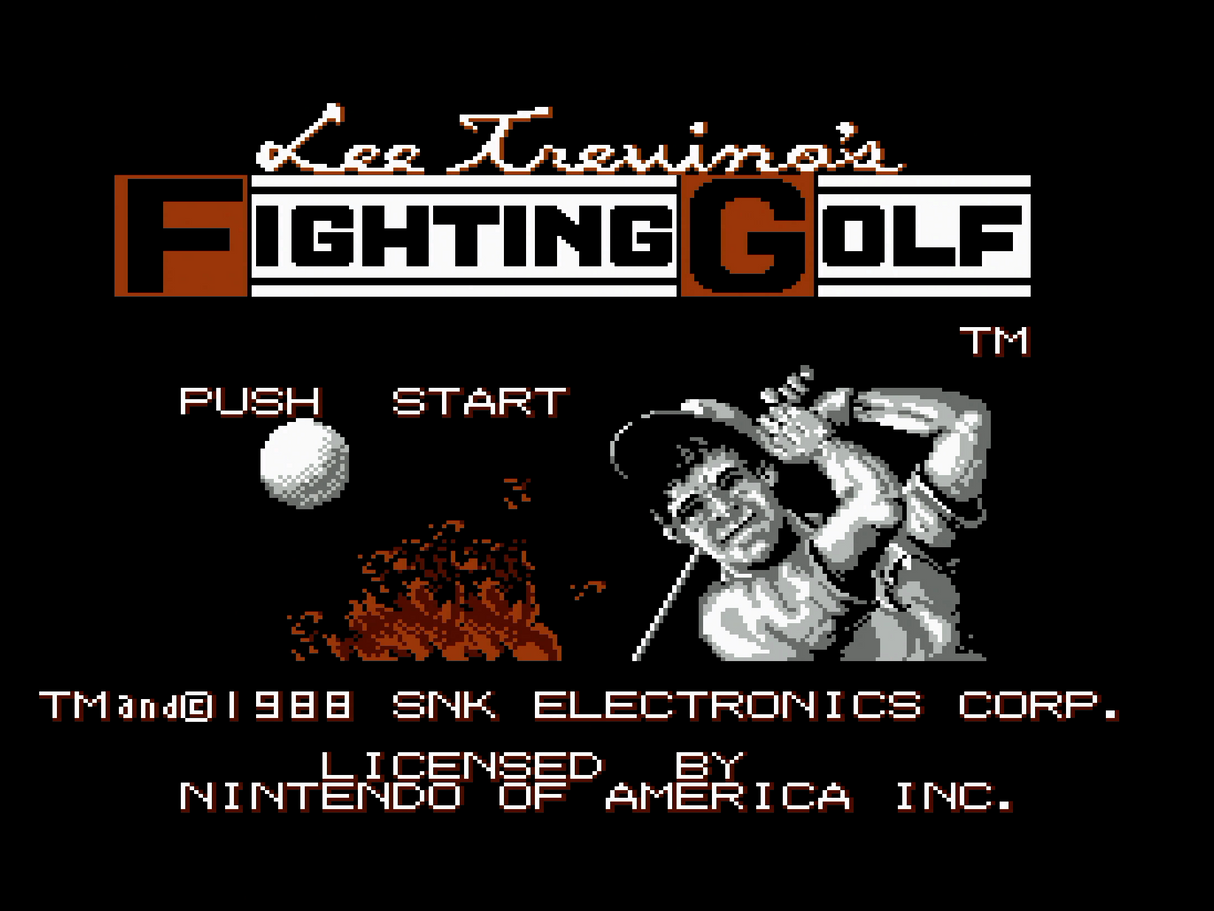 Lee Trevino's Fighting Golf - NES