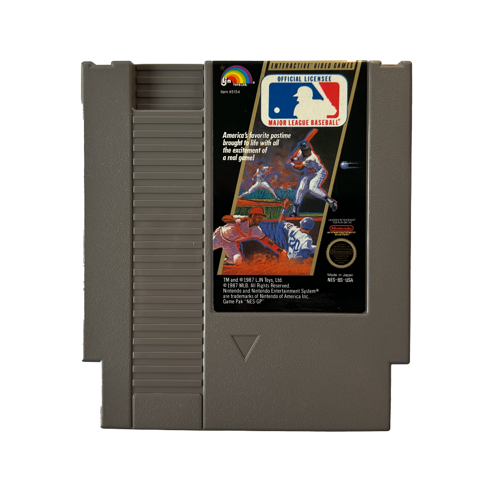 Major League Baseball cartridge for NES