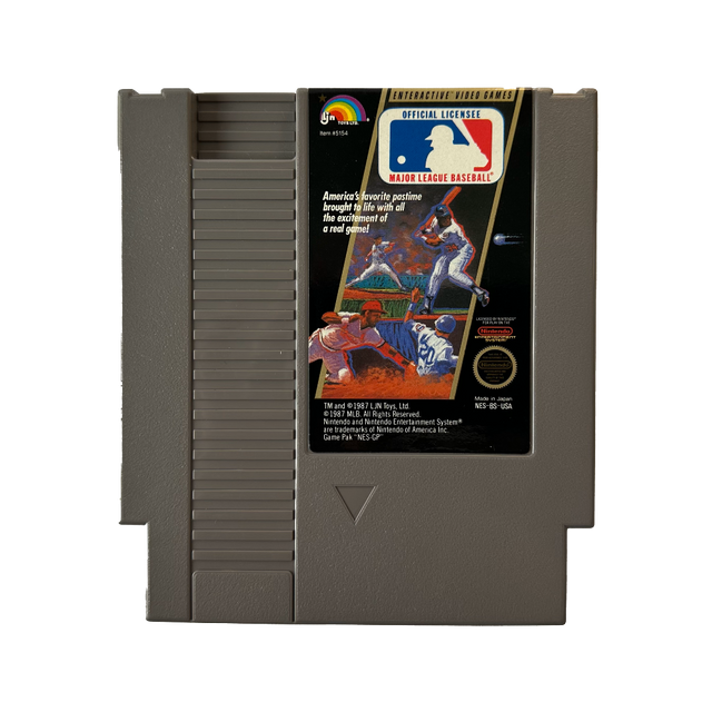 Major League Baseball cartridge for NES