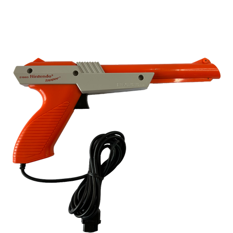 Right Side of Orange NES Zapper Light Gun