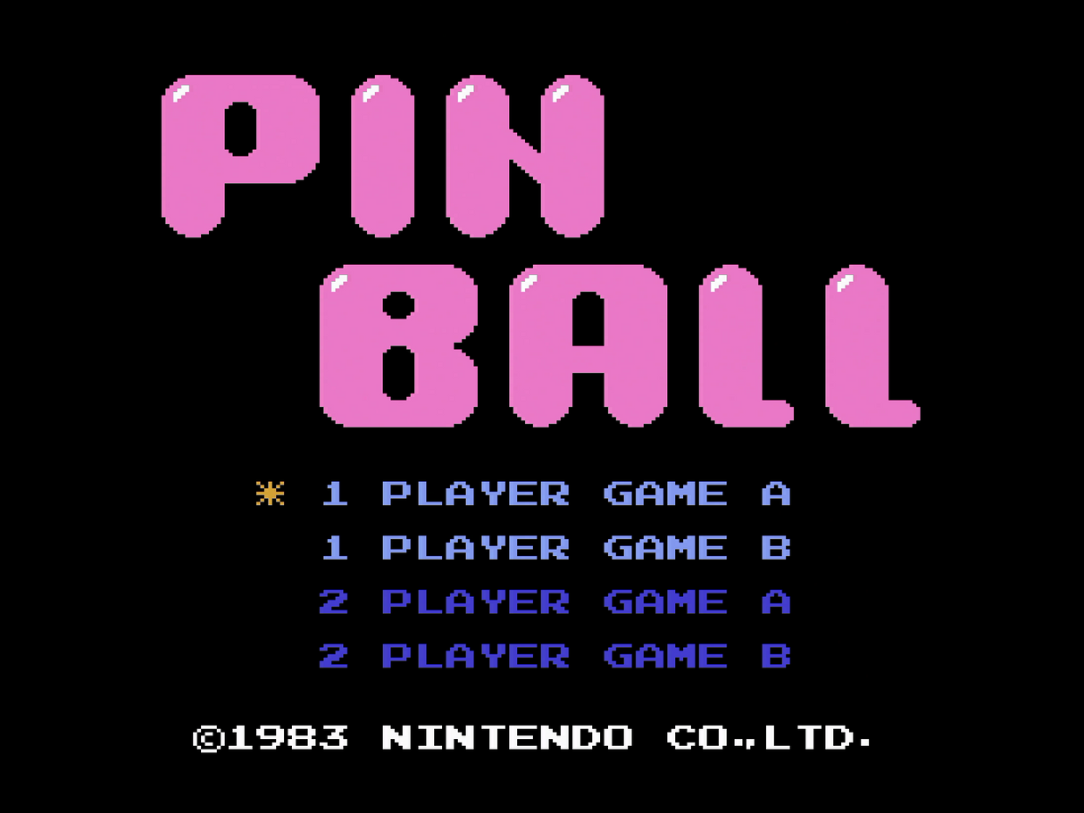 Pinball - NES
