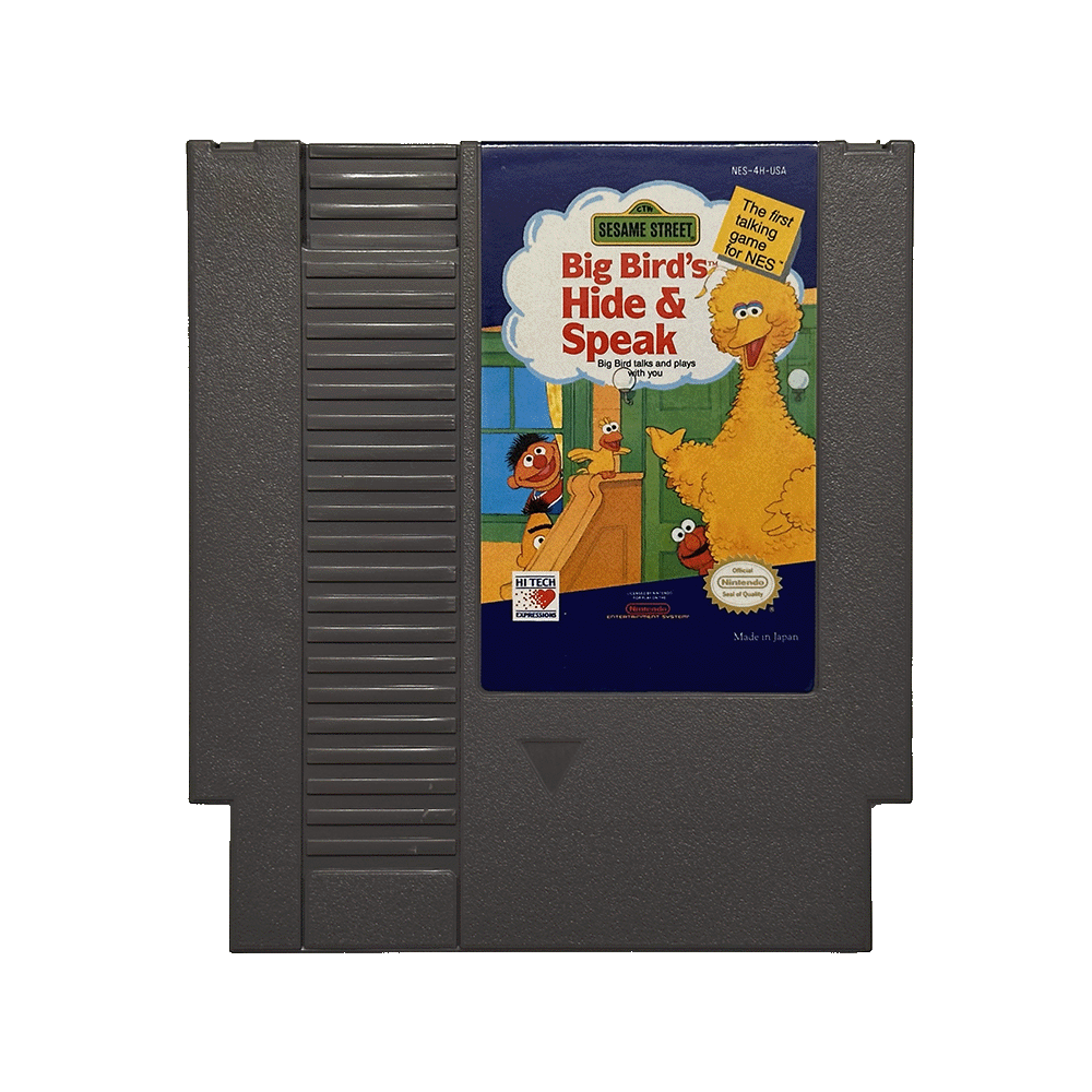 Sesame Street: Big Bird's Hide & Speak - NES