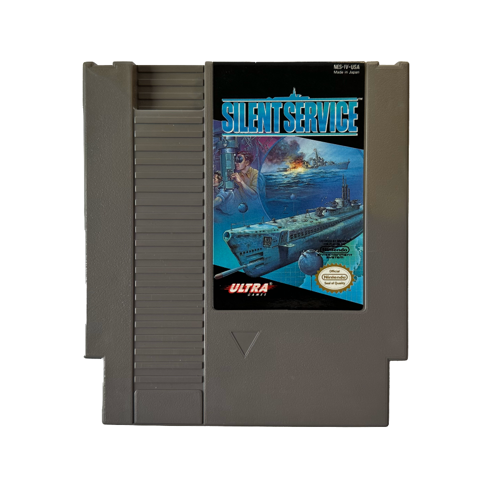 Silent Service cartridge for NES