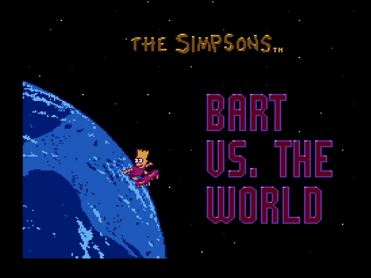 Simpsons: Bart vs. the World - NES