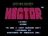 Starship Hector - NES