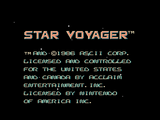 Star Voyager - NES