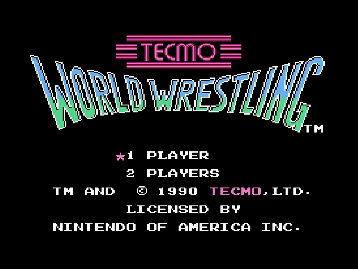 Tecmo World Wrestling - NES