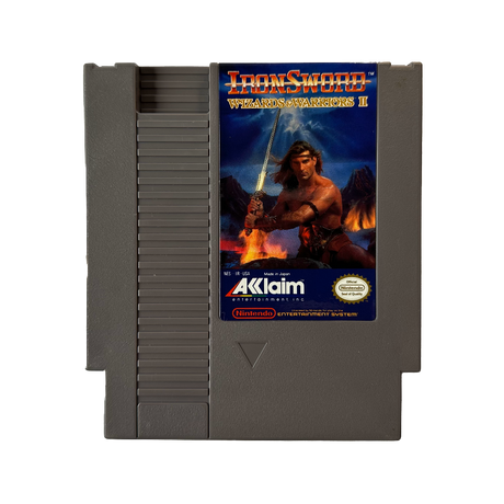 IronSword: Wizards and Warriors II cartridge for NES