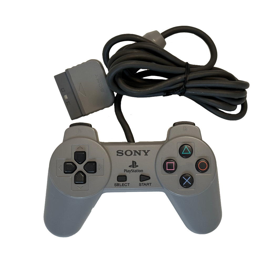 Front of original PlayStation controller